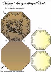 Majesty Octagon Shaped Card