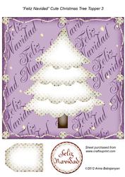 Feliz Navidad Cute Christmas Tree Topper 3