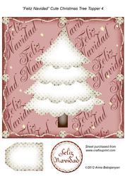 Feliz Navidad Cute Christmas Tree Topper 4