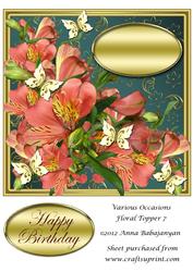 Various Occasions Floral Topper 7