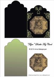 Tiger Double-tag Card