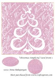 Christmas Simplicity Card Front 1