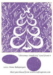 Christmas Simplicity Card Front 6