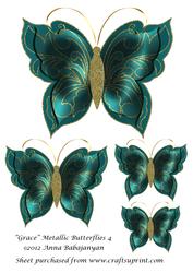 Grace Metallic Butterflies 4