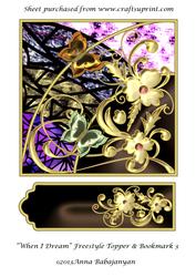 When I Dream Freestyle Topper & Bookmark 3