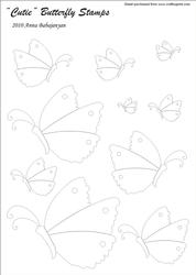 Cutie Butterfly Stamps