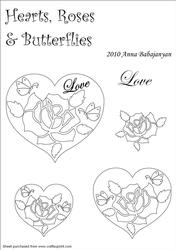 Hearts, Roses and Butterflies