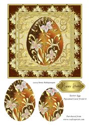 Easter Egg Pyramid Card Front 8