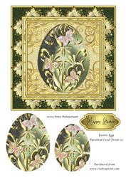 Easter Egg Pyramid Card Front 10