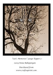 Cats Memories Large Topper 2