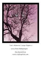 Cats Memories Large Topper 3