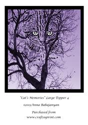 Cats Memories Large Topper 4