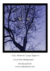 Cats Memories Large Topper 6
