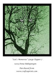 Cats Memories Large Topper 7