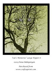 Cats Memories Large Topper 8