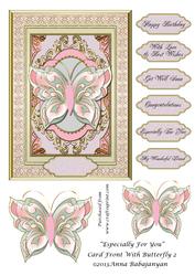 Especially for You Card Front with Butterfly 2
