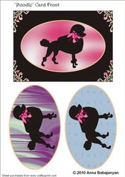 Poodle Card Front