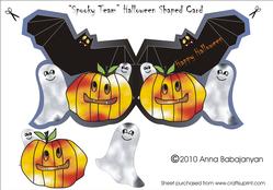 Spooky Team Halloween Shaped Card