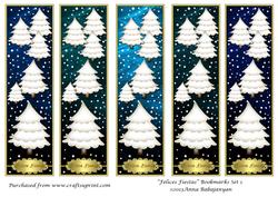 Felices Fiestas Bookmarks Set 1