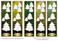 Felices Fiestas Bookmarks Set 2