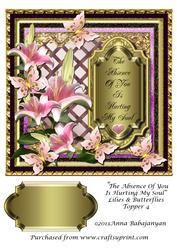 The Absence of You is Hurting My Soul Lilies & Butterflies 4