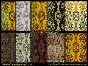 Tribal Backgrounds Set 1