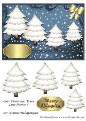 Cute Christmas Trees Line Dance 6