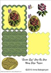 Easter Egg Step by Step Wavy Edge Topper