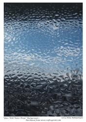 Glass with Water Drops Background 1
