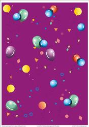 Confetti & Balloons Background 8 (purple)