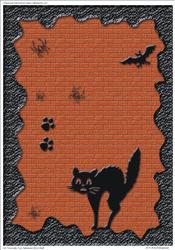 A4 "decorate Your Halloween Brick Wall"