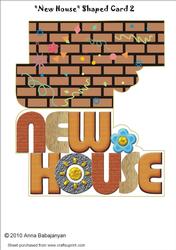 New House Shaped Card 2
