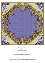 Splendour Blank Insert 2