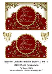 Beautiful Christmas Bottom Stacker Card 10