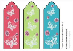 Elegant Butterfly Bookmarks (set 3)