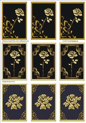 Golden Roses Atcs