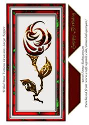 Tribal Rose Various Occasions Large Topper