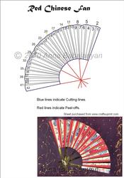 Red Chinese Fan
