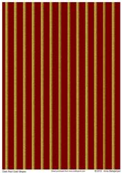 Dark Red Gold Stripes