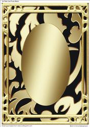 A4 Plain Card Front (black)