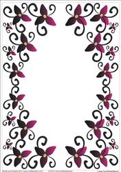 Large Card Floral Base 4