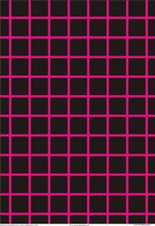 Checked Magenta Black