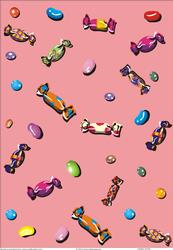 Candies on Pink