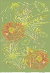 Fireworks on Martian Green