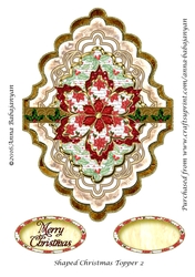 Shaped Christmas Topper 2