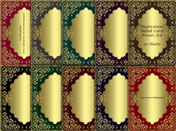 Inspiration Blank Card Fronts Kit