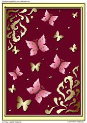 A4 "flying Together" (magenta)