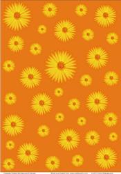 Freestyle Daisies Background (orange)