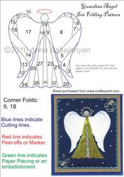 Guardian Angel Iris Folding Pattern
