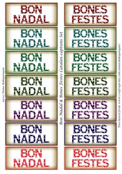 Bon Nadal & Bones Festes Catalan captions Set